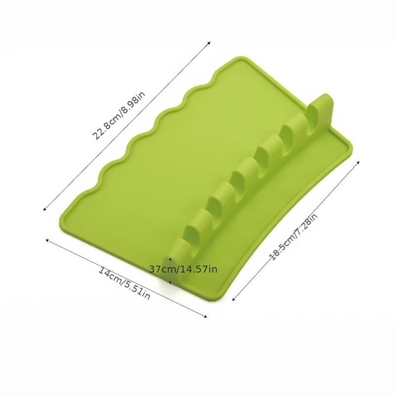 Food Grade Silicone Spoon Rest for Kitchen Utensils