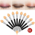 Dual-Head Eyeshadow Brush and Sponge Makeup Tool Set