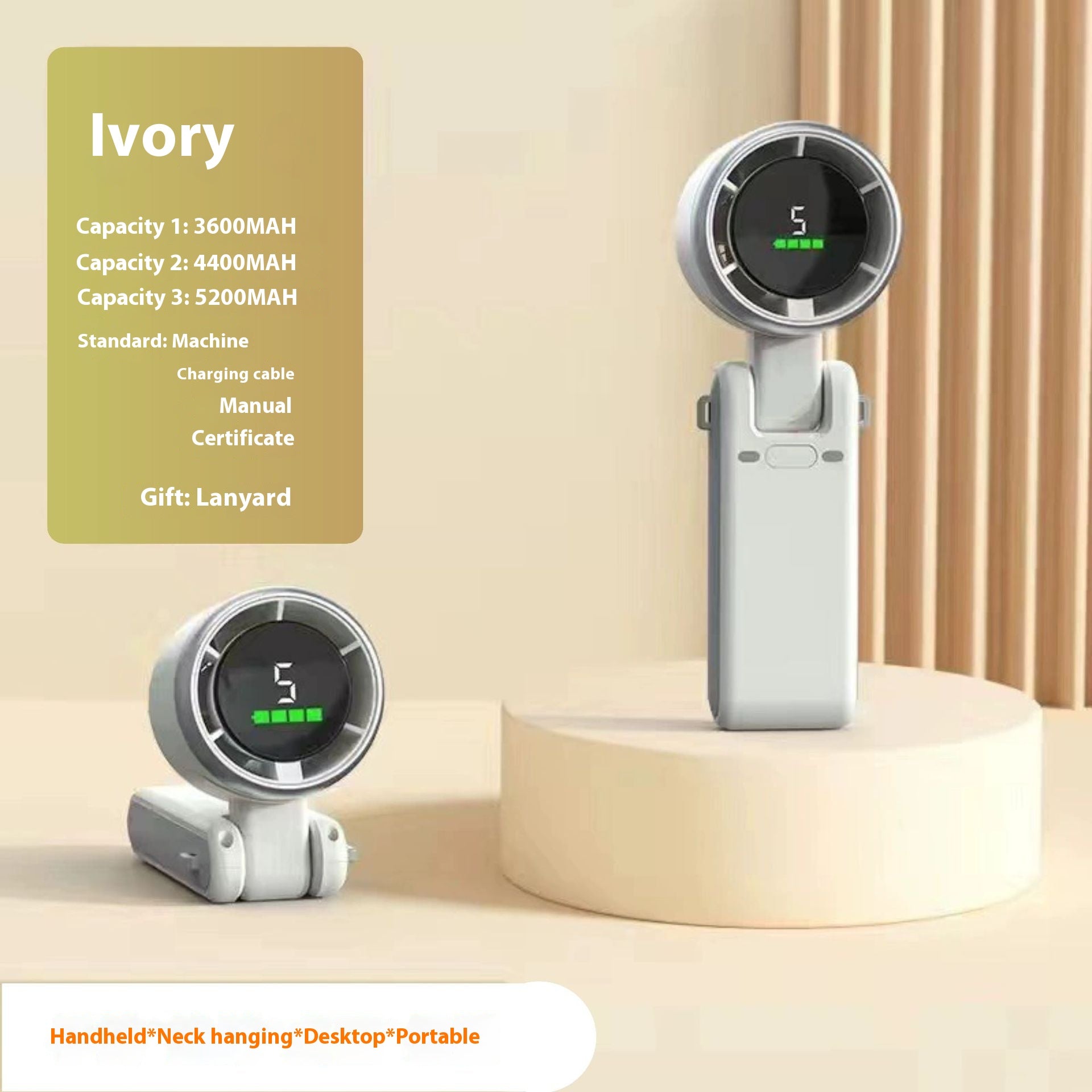 Mini Handheld Rechargeable USB Fan