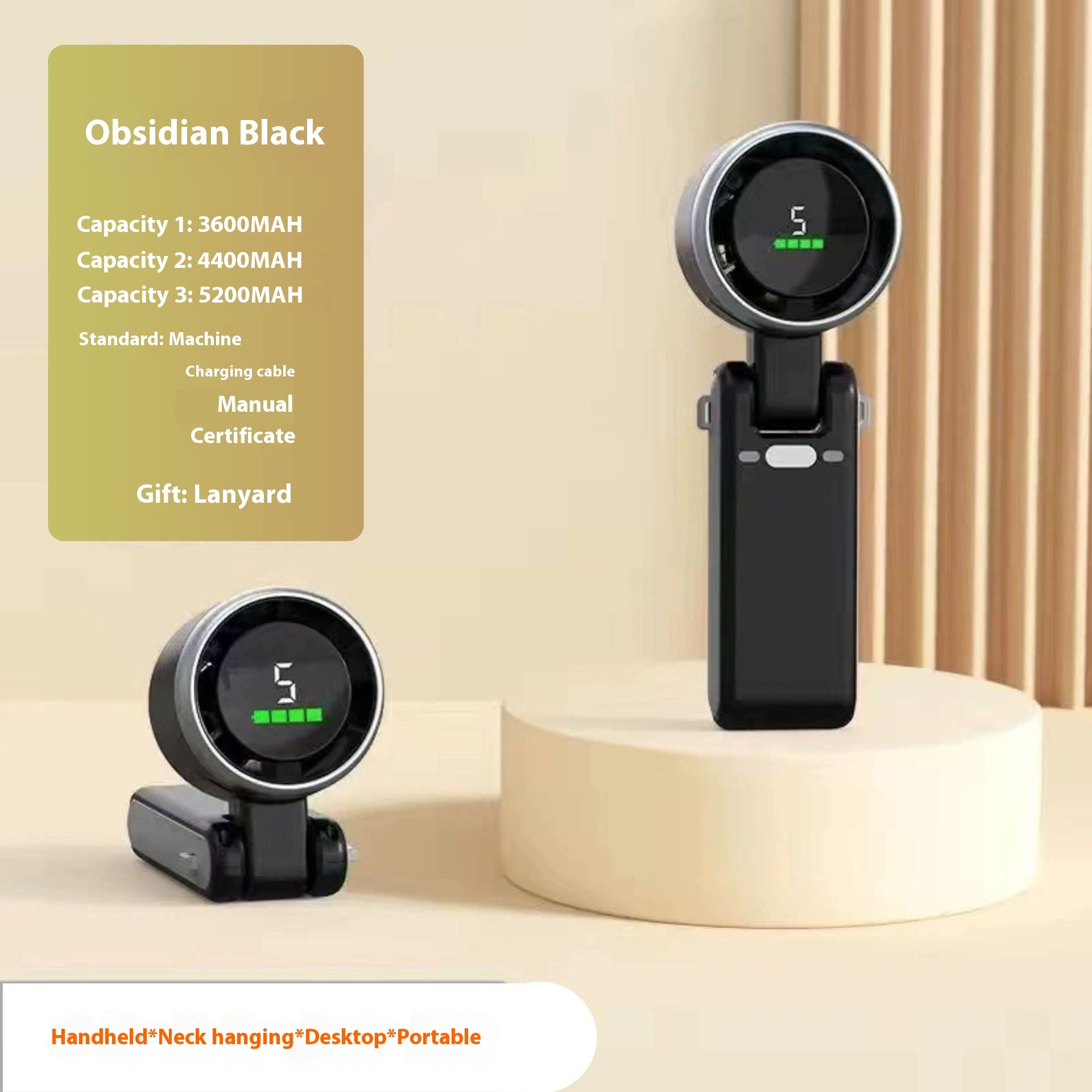 Mini Handheld Rechargeable USB Fan