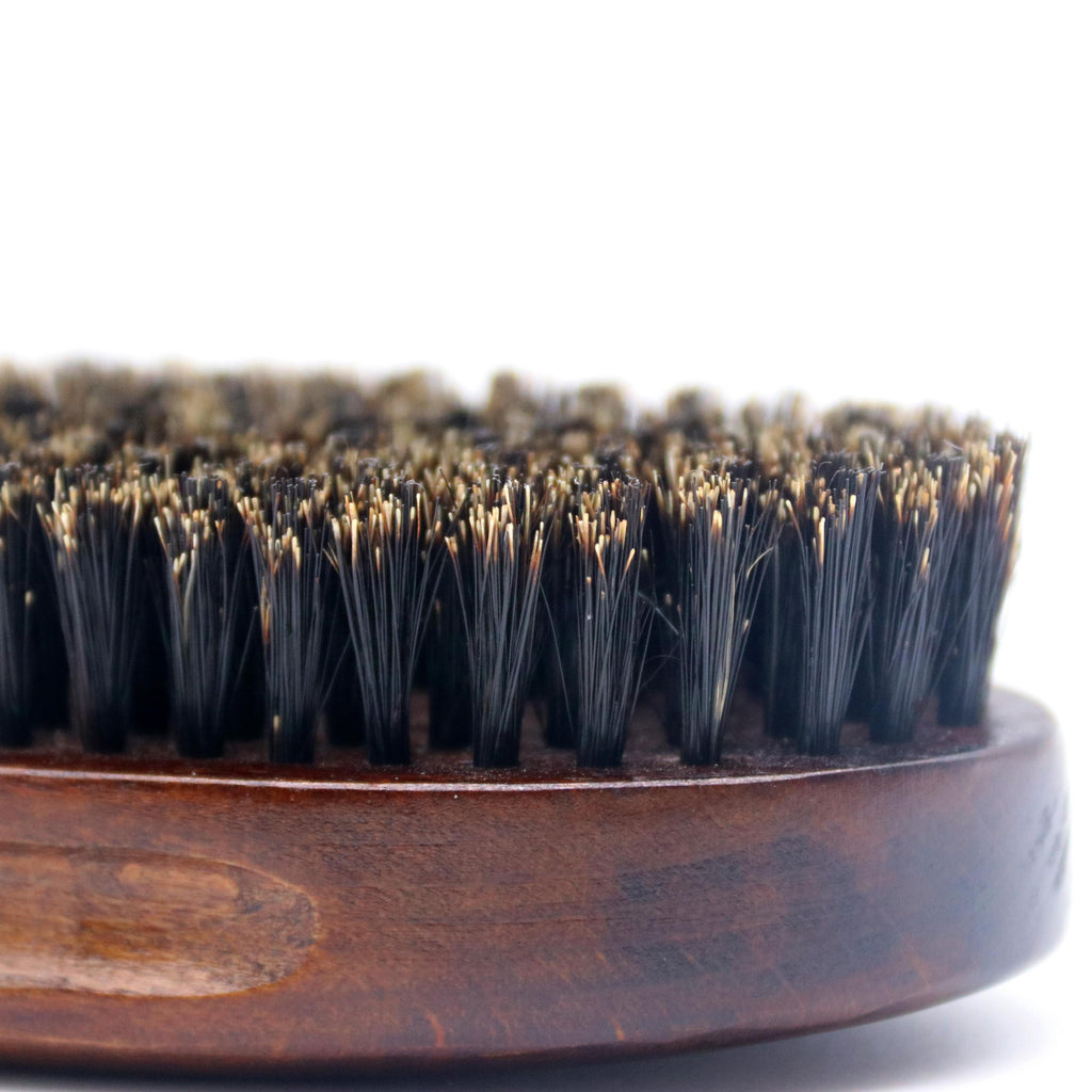 Vintage Wooden Beard Brush and Comb for Men