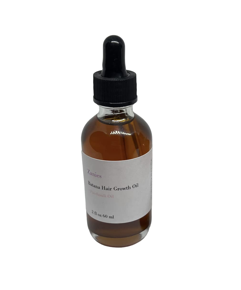 Zanies Batana Oil | Raw Hair Growth Oil from Honduras | Organic for Balding and Damaged Hair | Prevents Hair Loss