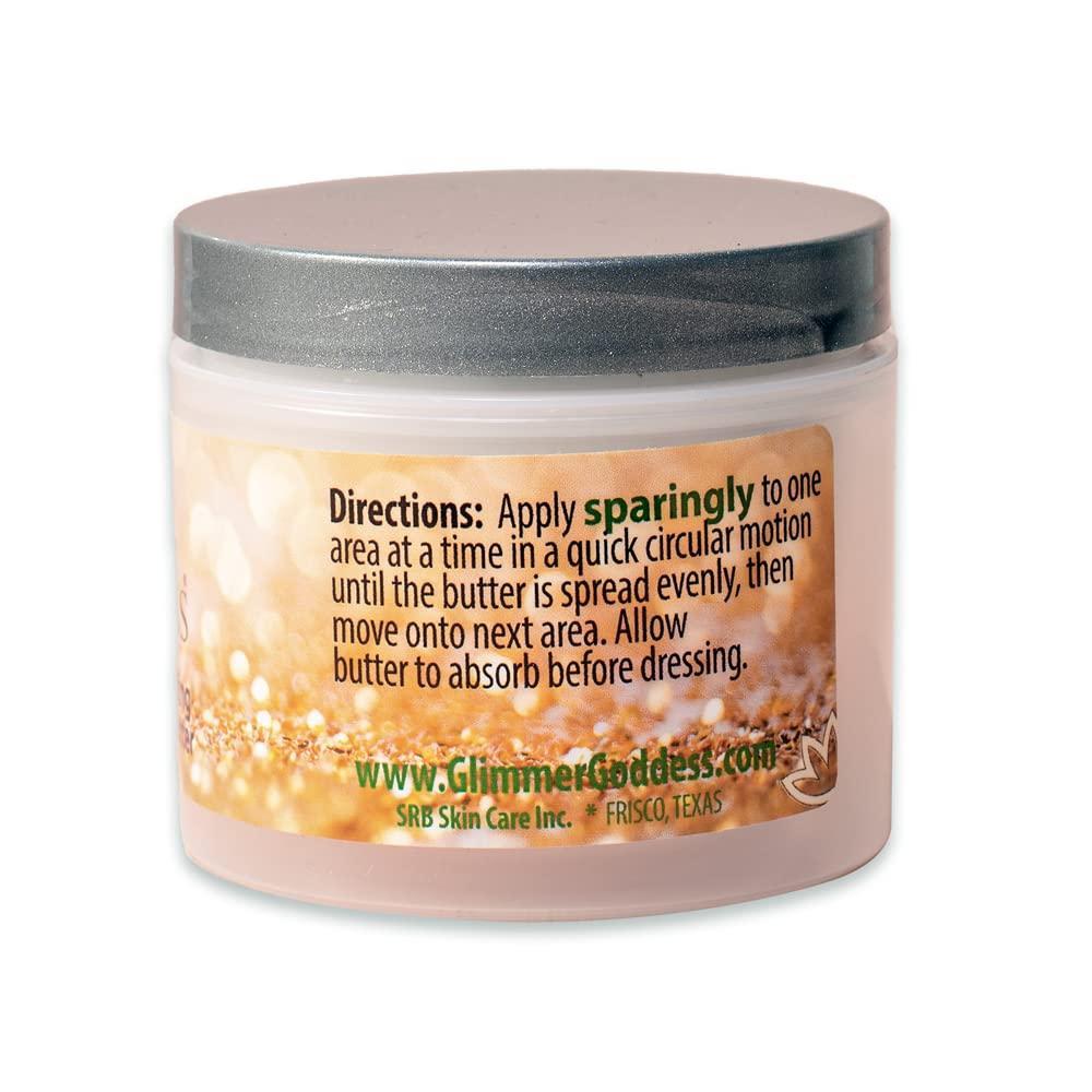 Subtle Level 1 Rose Gold Shimmer Organic Whipped Body Butter Moisturizing 4.0 oz