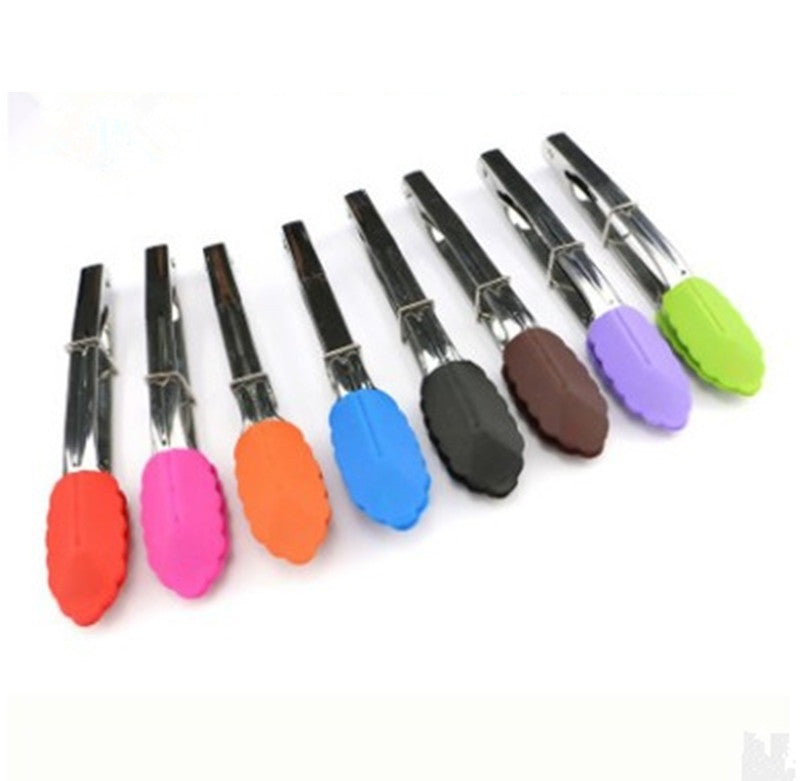 Silicone BBQ Clips and Salad Utensils Set