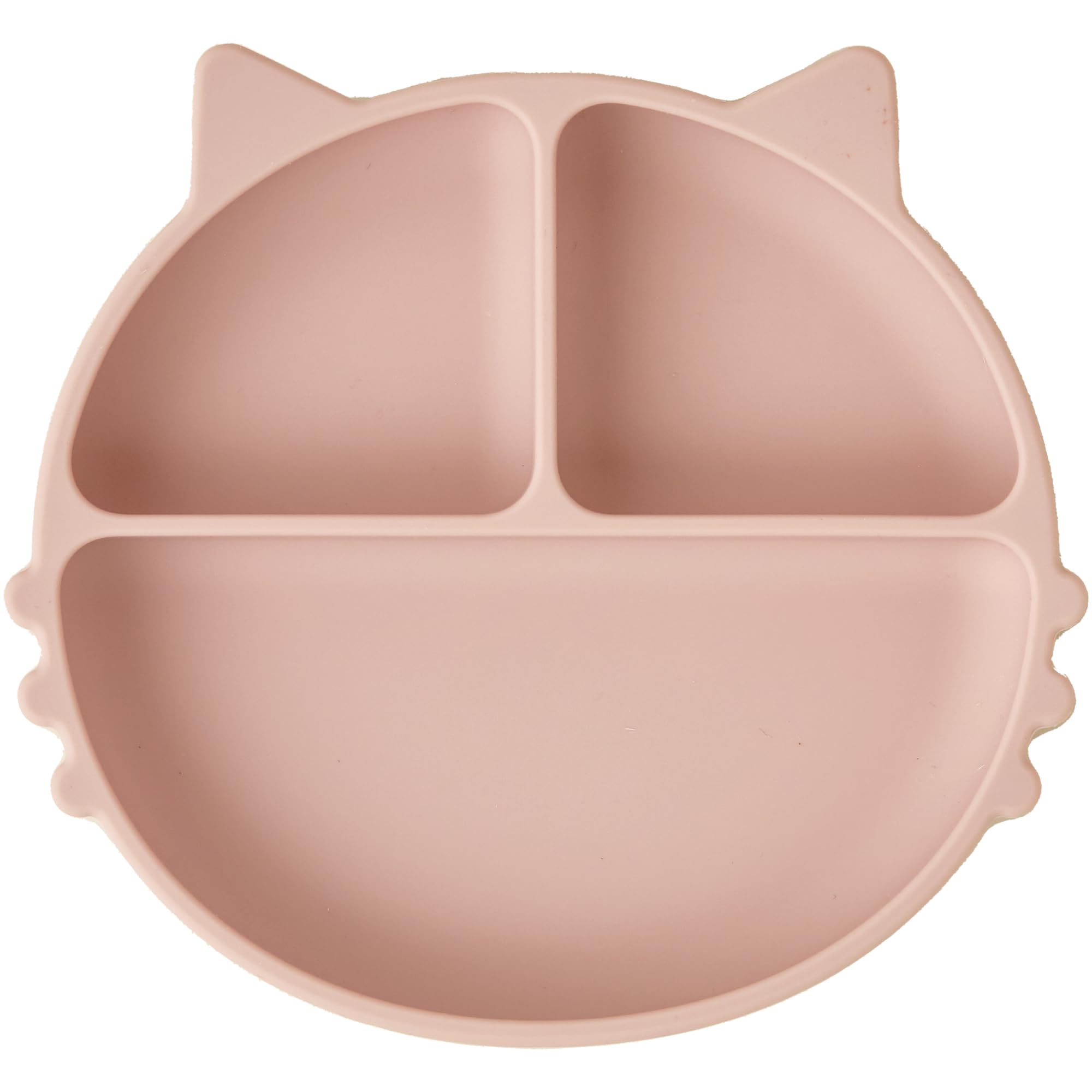 Chippi&Co Suction Plates For Baby 6+ Months Toddler Feeding Supplies Divided Dishes For Kids Led Weaning Food Tray Platos Para Bebes Comida 6 Meses Silicone Utensils Set 1-3 Year Old (Cat Tray)