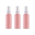 3 Pack 50ml Fine Mist Mini Spray Bottles Plastic Pump Spray Cap Refillable Reusable Empty Atomizer Spray Bottles TravelSuitable for Liquid (1.69oz Pink)