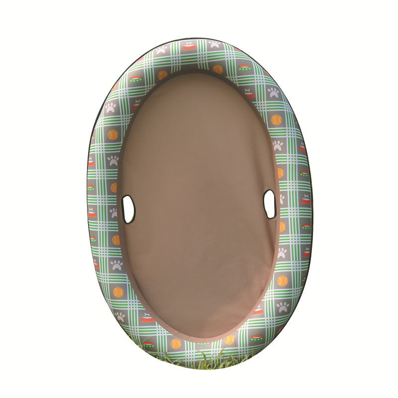 Inflatable Pet Floating Mat with PVC Cover