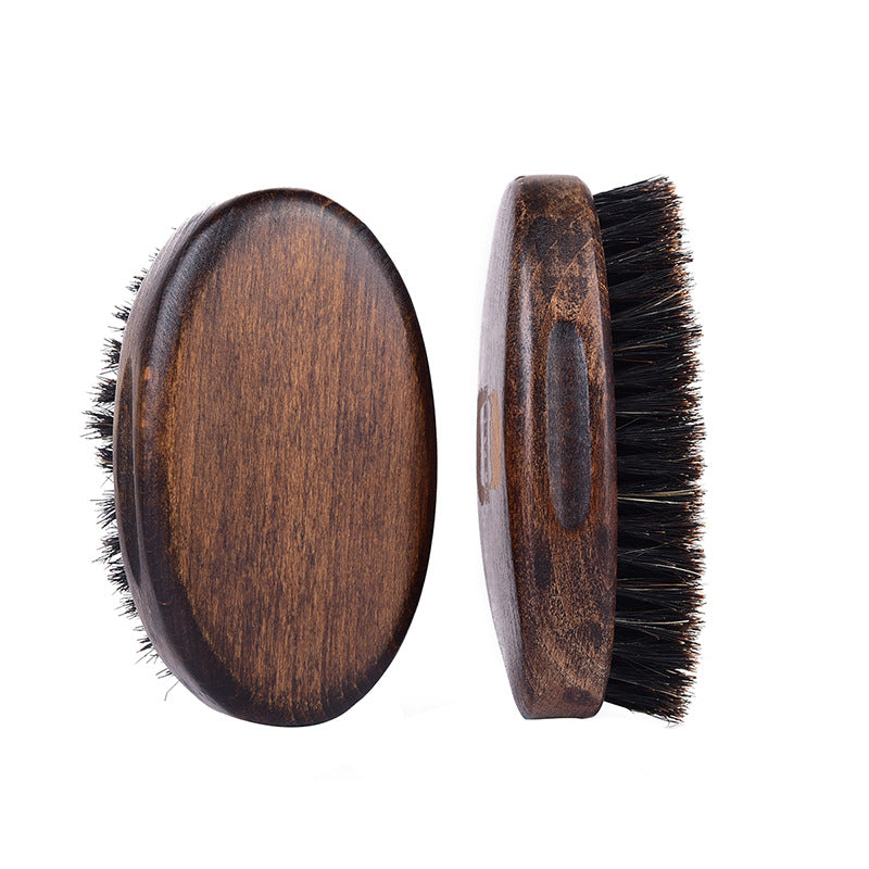 Vintage Wooden Beard Brush and Comb for Men