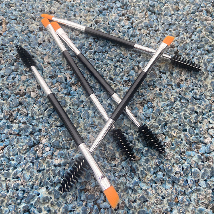 Dual-Head Spiral Angled Makeup Brush Set