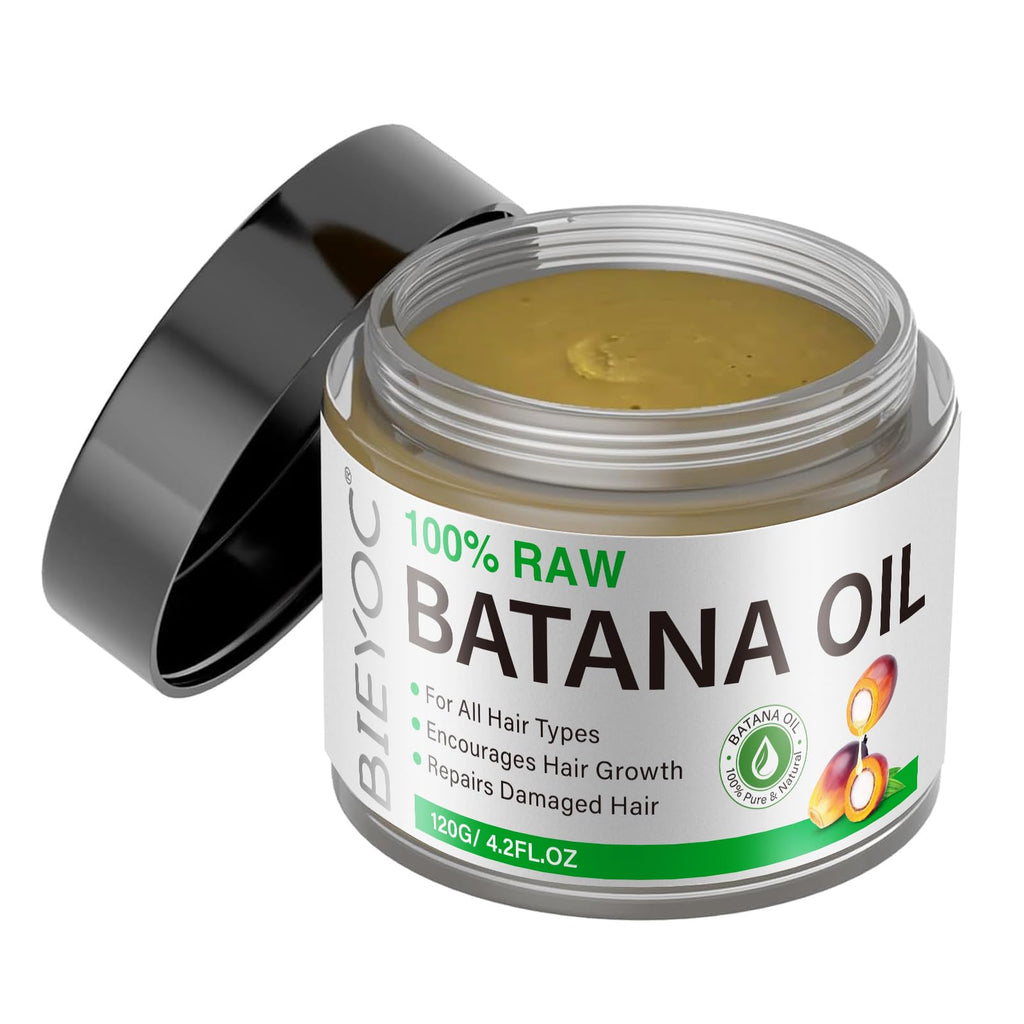 Raw Batana Oil for Hair Growth Natural Batana Oil Organic Cold Press Hair Oil for Men and Women 120G