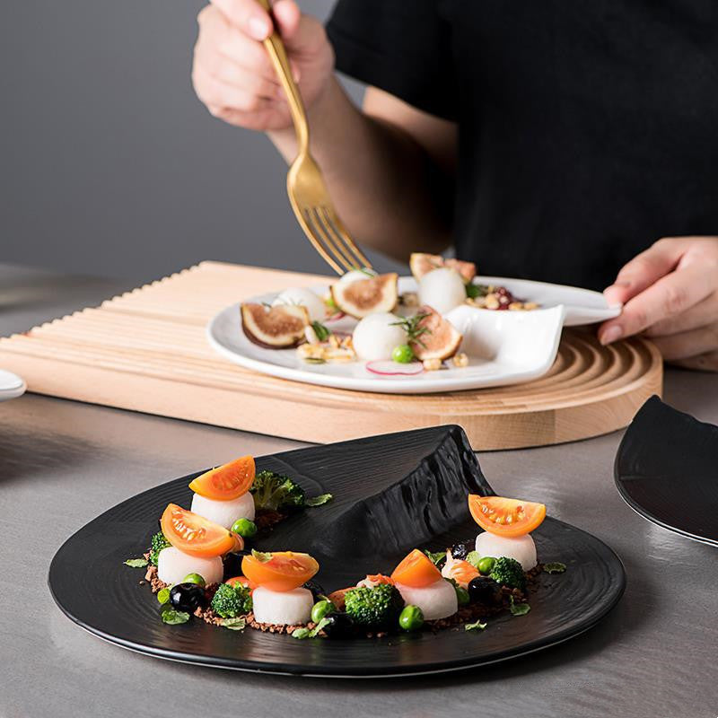 Artistic Western Food Plate for Hotels and Events