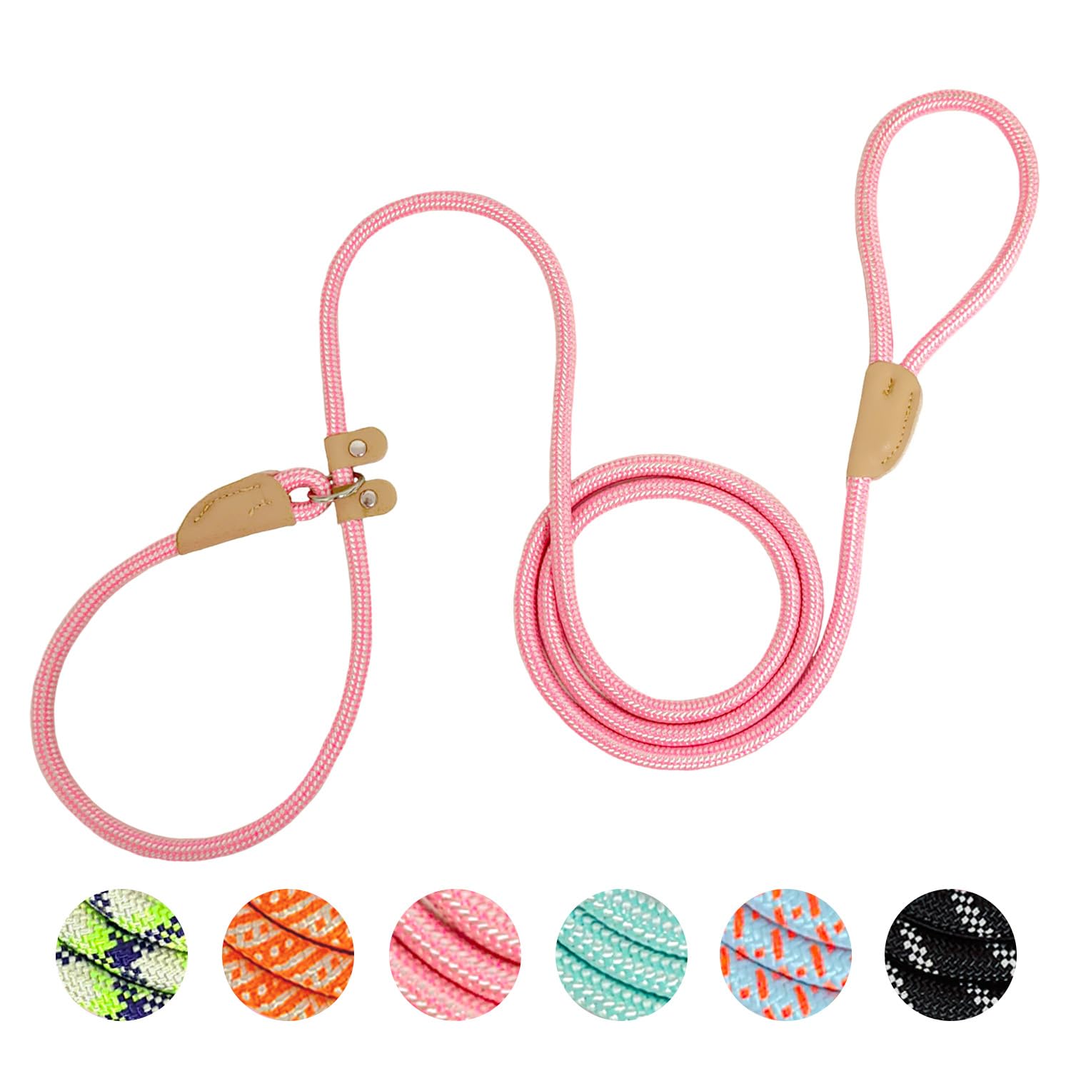 Slip Leads for Dogs 6 FT Heavy Duty Dog LeashNo Pull Pet Training Leash Strong Rope Dog Leashes Comfortable Dog Lead for Small Medium Dogs