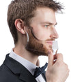 Beard Shaper & Shaping Tool for Men: Clear Curve & Step Cut Edge Guide for Trimming Mustache Goatee Neckline - Create Your Perfect Beard and Hairstyle