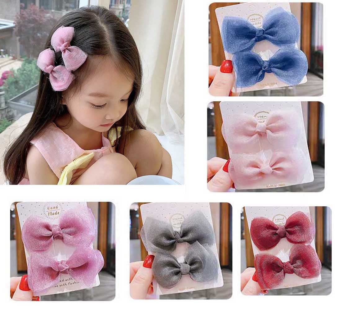 Hair ClipsBaby Hair Bows 5 Pairs Baby Bows Hair Pins Tiny Hair Bows Alligator Clips for Baby Girls Infants Toddlers