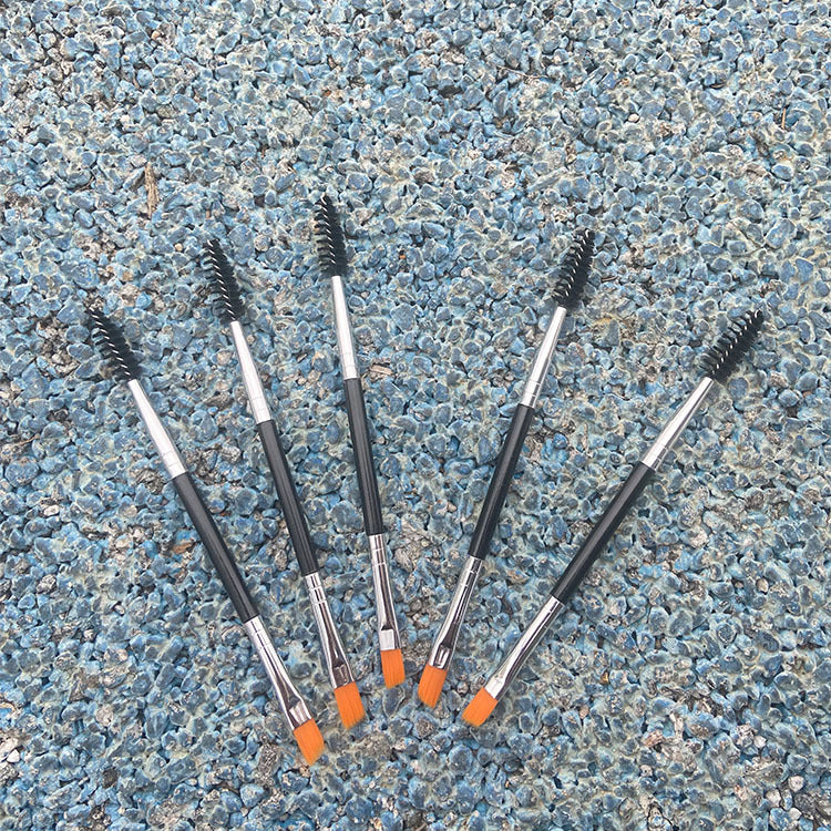 Dual-Head Spiral Angled Makeup Brush Set