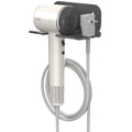 Hair Dryer Holder Wall Mount Foldable Wall Hair Tool Organizer for Bedroom & Bathroom Multi-Functional Hair Dryer Rack