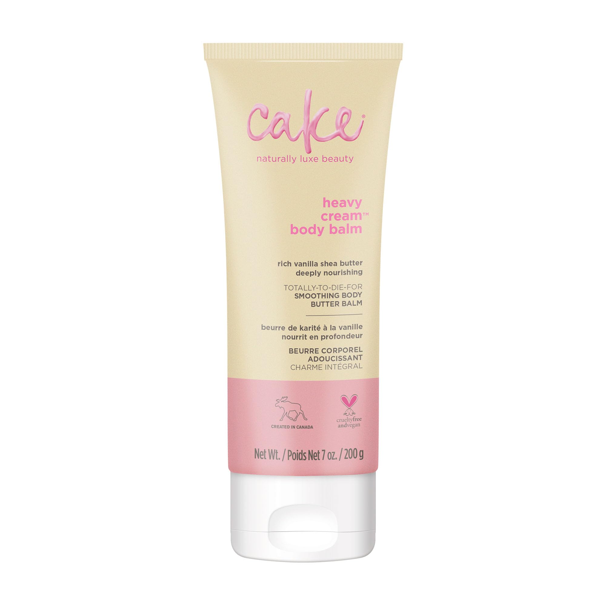 Cake Beauty Vegan Body Lotion for Dry Skin - Oat Milk Shea Butter & Aloe Vera - 7 Ounce