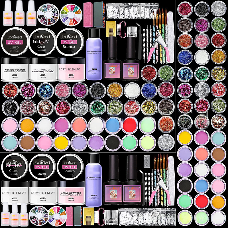 Complete Nail Kit with 42 Colors for Beginners