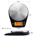 Multifunctional LCD Digital Coffee and Food Scale
