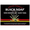 Madina African Black Soap Shea Butter and Aloe Vera 3.5 oz (Pack of 12)