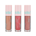 kiki TOO CUTE lip gloss 3 pcs set the original Kawaii makeup moisturizing shimmering colors