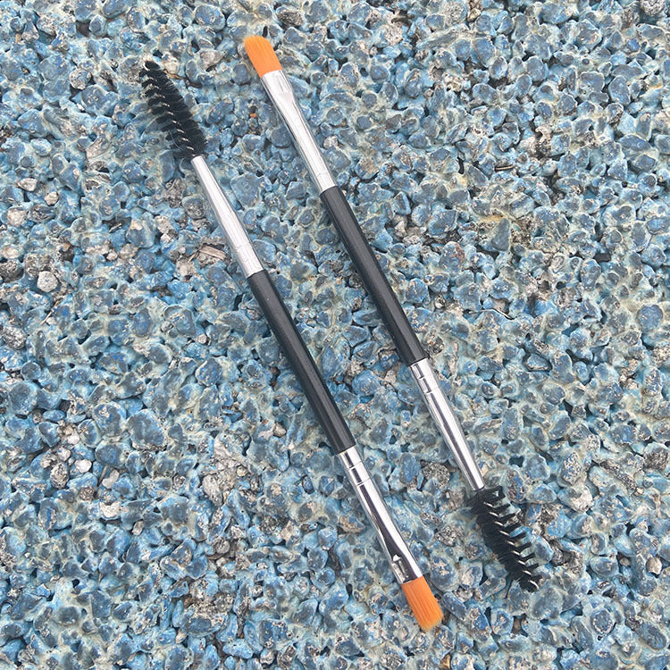 Dual-Head Spiral Angled Makeup Brush Set