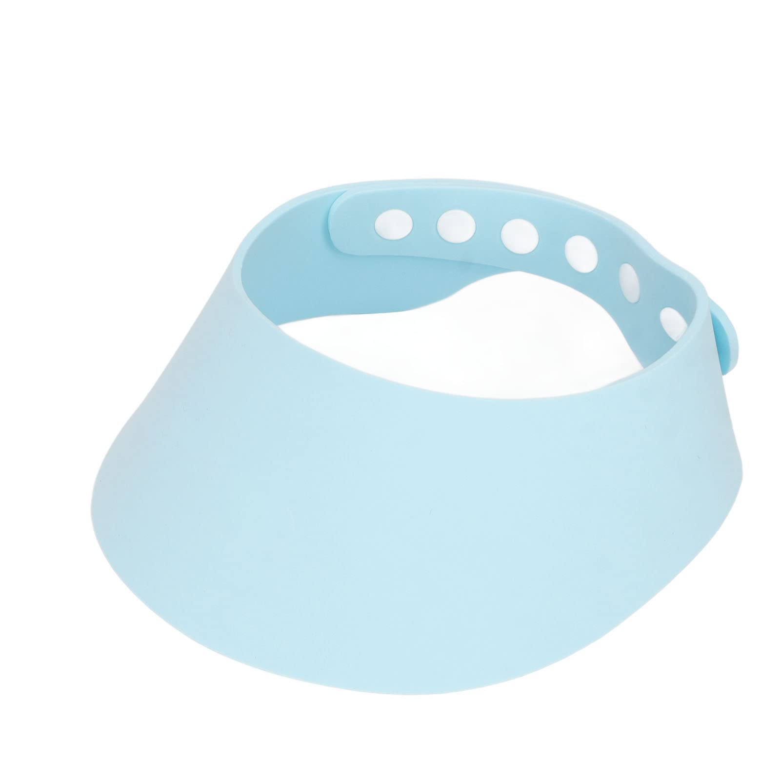 Kids Wash Hair Baby Bath Shampoo wash Shower Visor Hat Soft Adjustable Baby Shower Toddler Bathing Shampoo Shower Washing Hat (Blue)