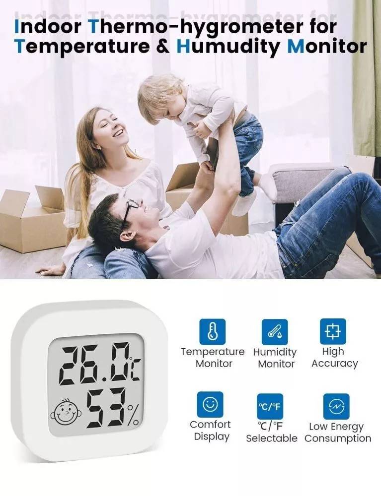 Digital Mini Hygrometer Thermometer