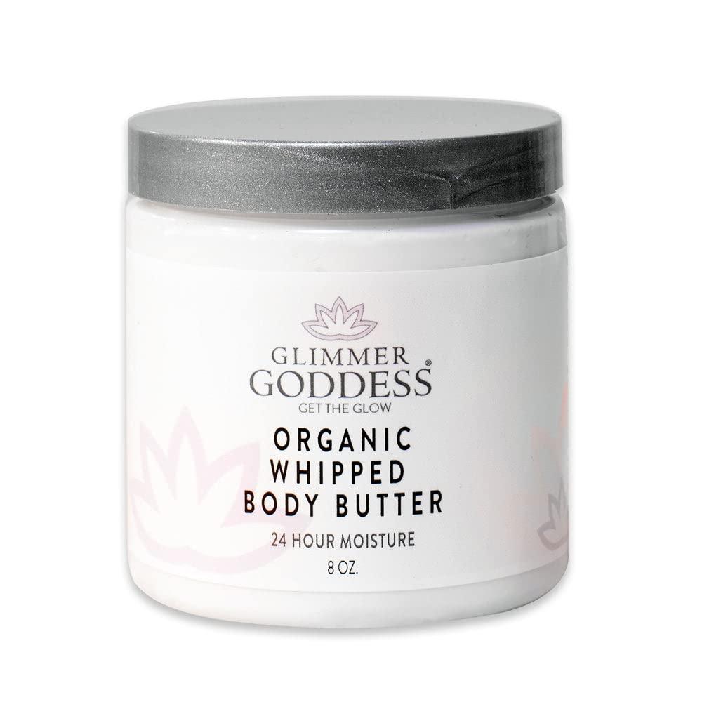 Rosemary Mint Scent Organic Whipped Body Butter Vegan 24 Hr Hydration 8 oz