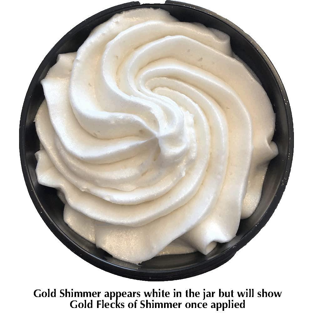 Super Level 3 Gold Shimmer Organic Whipped Body Butter Moisturizing 4.0 fl oz