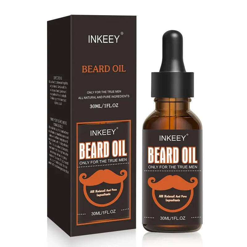 Natural Beard Oil with Shea Butter for Softening 1 Oz