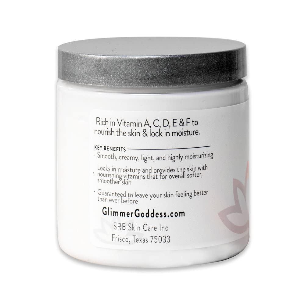 Rosemary Mint Scent Organic Whipped Body Butter Vegan 24 Hr Hydration 8 oz