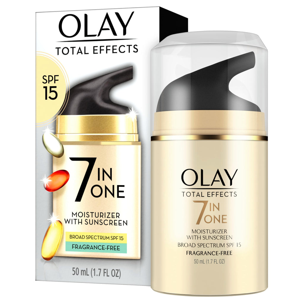 Olay Total Effects 7 in 1 Anti-Aging UV Moisturizer SPF 15 Fragrance Free 50 mL