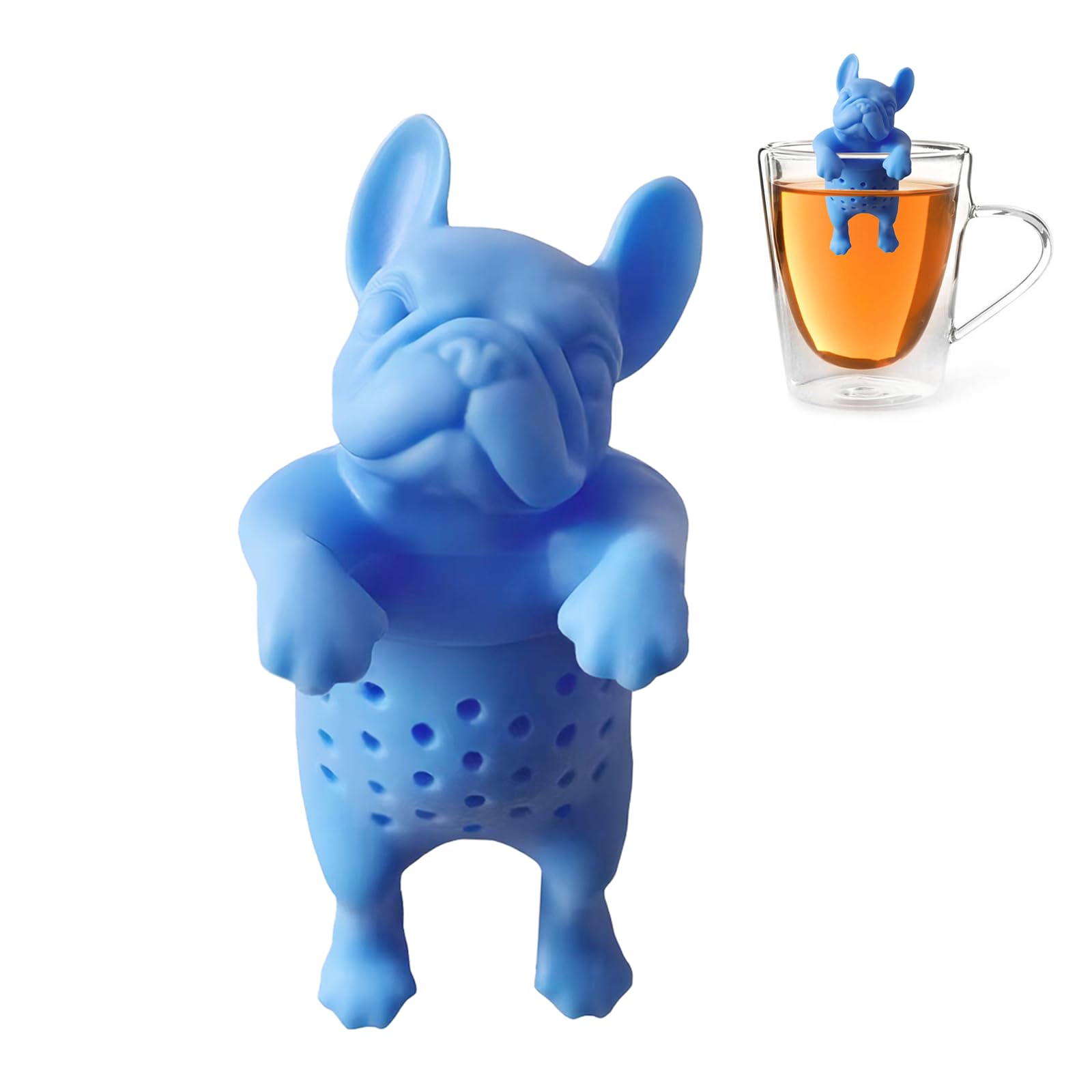 Cute Tea Infuser Kitchenware Silicone Tea Infuser Reusable Tea Diffuser Filter is made of food grade silicone for brewing loose leaf tea or coffee Cute Tea Infuser Gift Set.