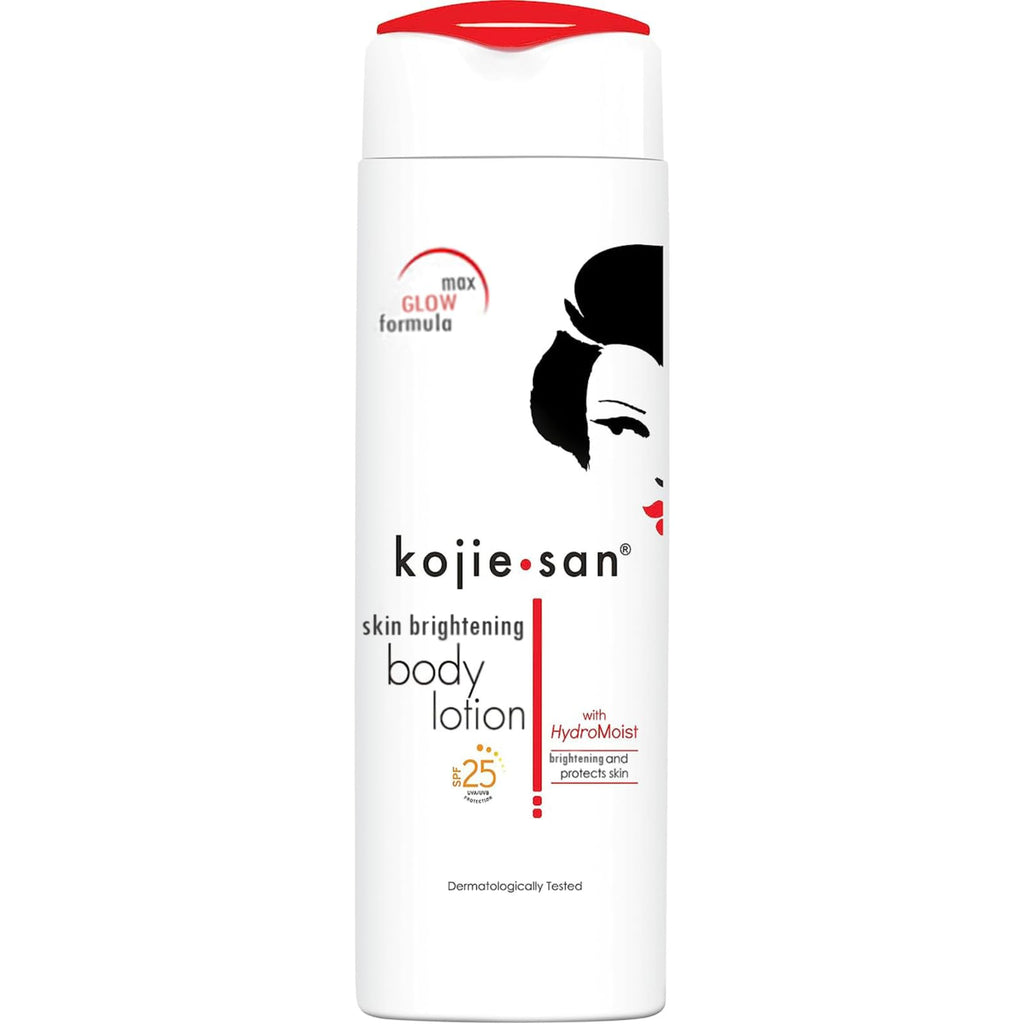 Kojie San Kojic Acid Lotion - Nourishing & Skin Brightening Body Lotion with Rosehip Shea Butter & Vitamin E for Flawless Even Skin Tone - 150ml
