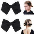 2PCS Baby Girls Hair Bows Clips Hair Barrettes Boutique Hair Accessories for Kids Toddlers Babies in Pairs -Black