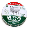 Germa Mutton Tallow Cream - 100% Pure Sebo Flandes Moisturizer for Hands & Sunburn Relief Adult Skin Care 0.7oz