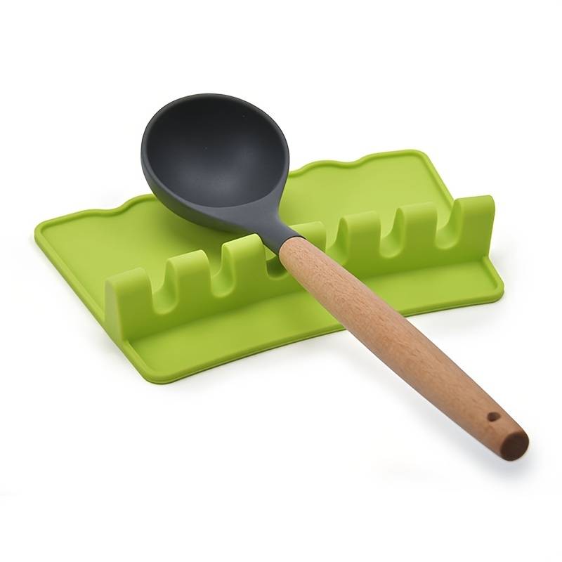 Food Grade Silicone Spoon Rest for Kitchen Utensils