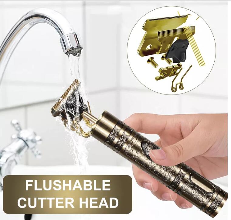 Professional Cordless Metal Hair Beard Trimmer