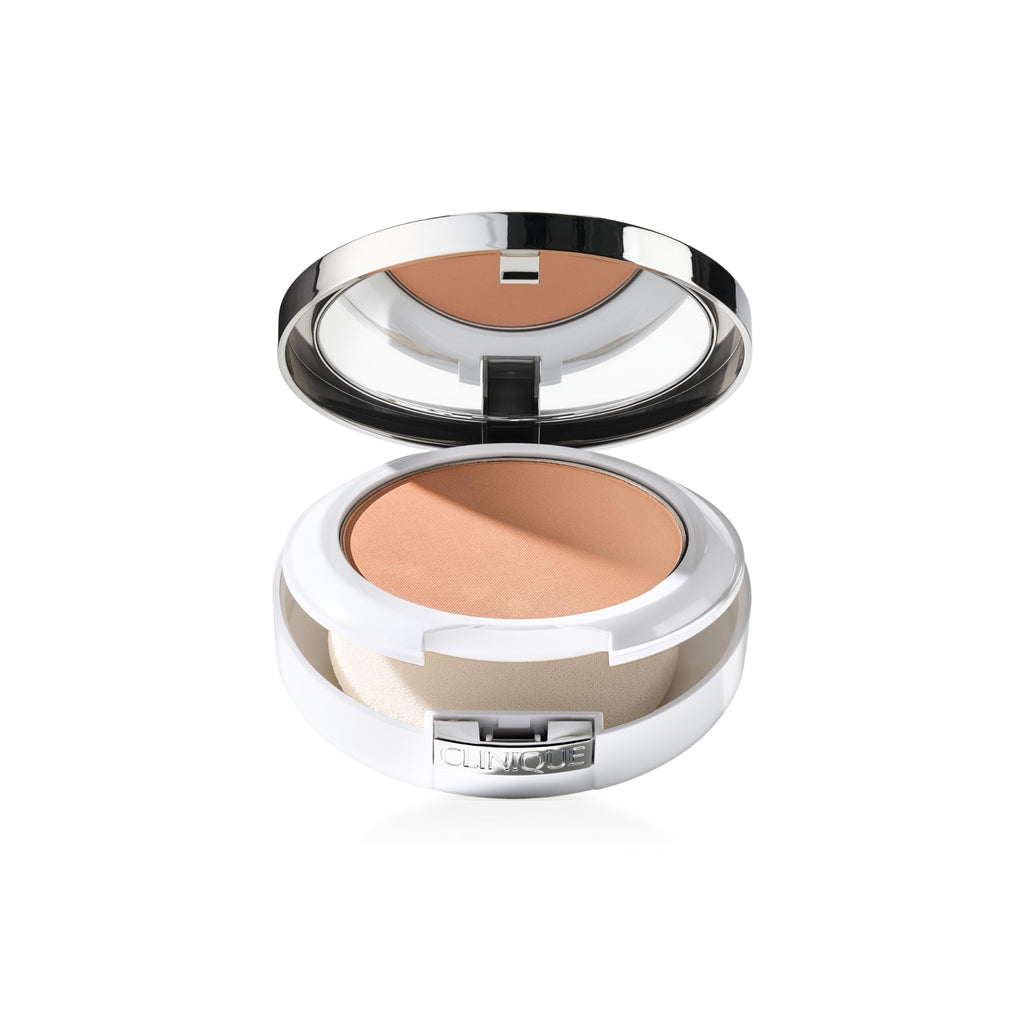 Clinique Beyond Perfecting Powder Lightweight Full Coverage Foundation + Concealer For Dry Combination to Oily Skin Types Cream Chamois 1 Ounce