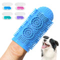 Coredy 4 Pack Dog Toothbrush Soft Silicone Pet Toothbrush Finger Toothbrush Covers Kit for Dog Teeth Cleaning & Dog Dental Care