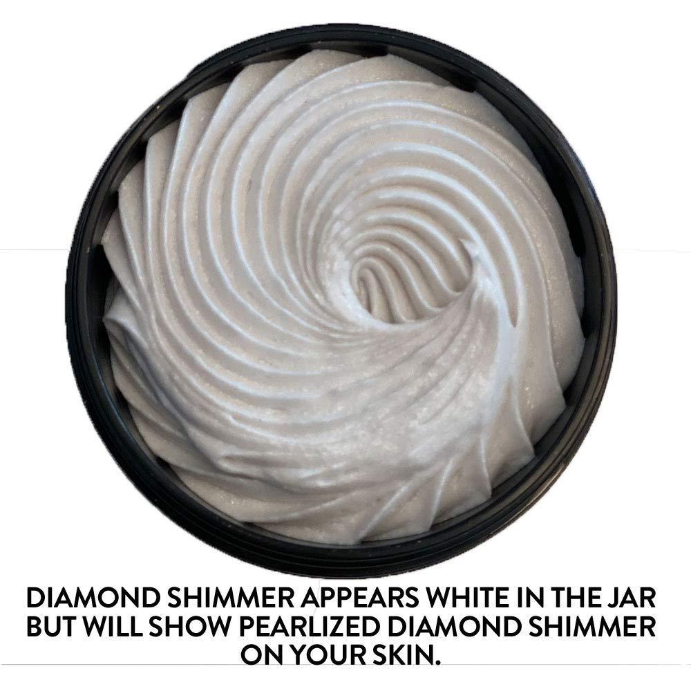Organic Whipped Shea Body Shimmers 2 fl oz Bronze Diamond Gold Shimmer 3 Pcs