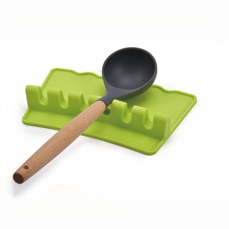 Food Grade Silicone Spoon Rest for Kitchen Utensils