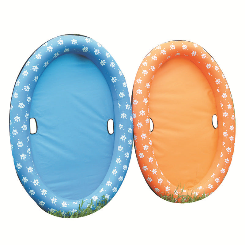 Inflatable Pet Floating Mat with PVC Cover