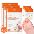 Modelones Foot Peeling Mask 3 Pack Exfoliating Foot Mask for Dry Cracked Feet Callus Dead Skin Remover for Feet Additional 3 Pack Collagen Serum for Reviving Baby Soft Smooth Feet Women and Man