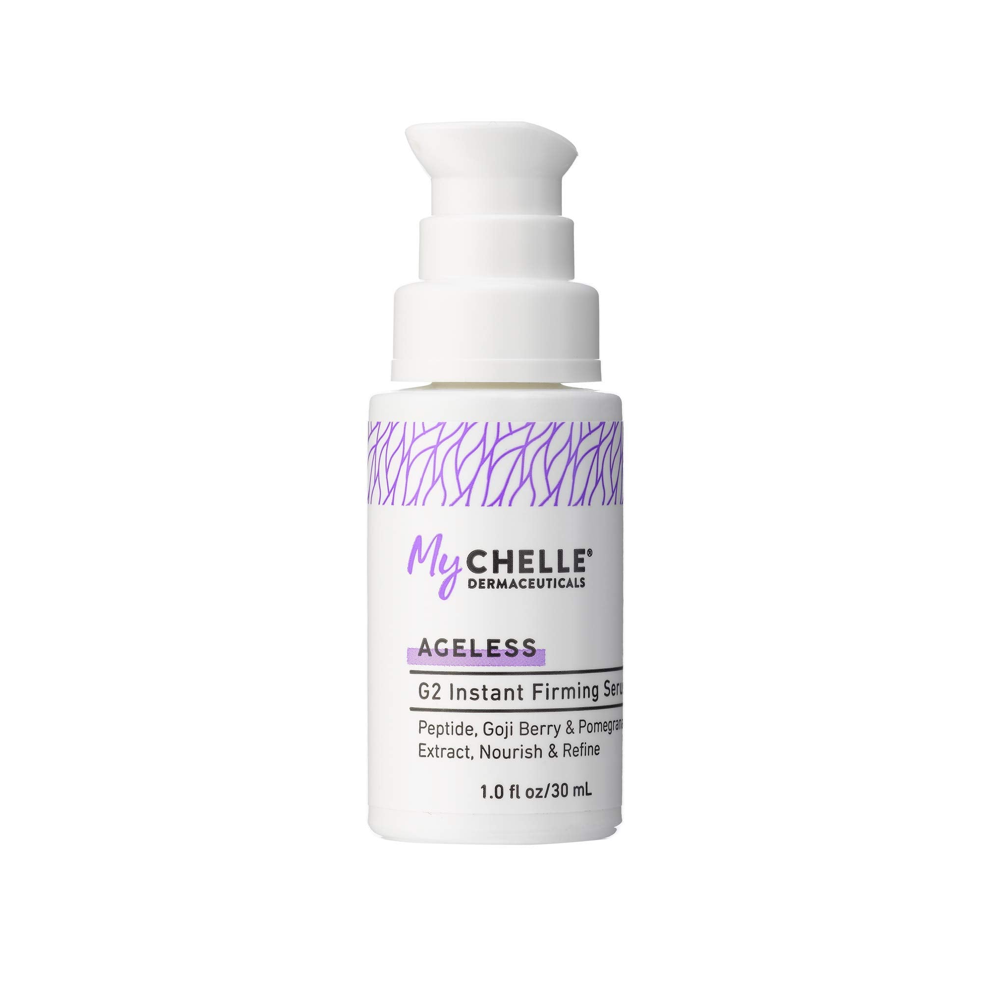 MyCHELLE Dermaceuticals G2 Instant Firming Serum 1 Fl Oz - Skin Firming Serum with Peptide Goji Berry & Pomegranate Extract to Nourish Refine & Help Reduce the Appearance of Fine Lines and Wrinkles