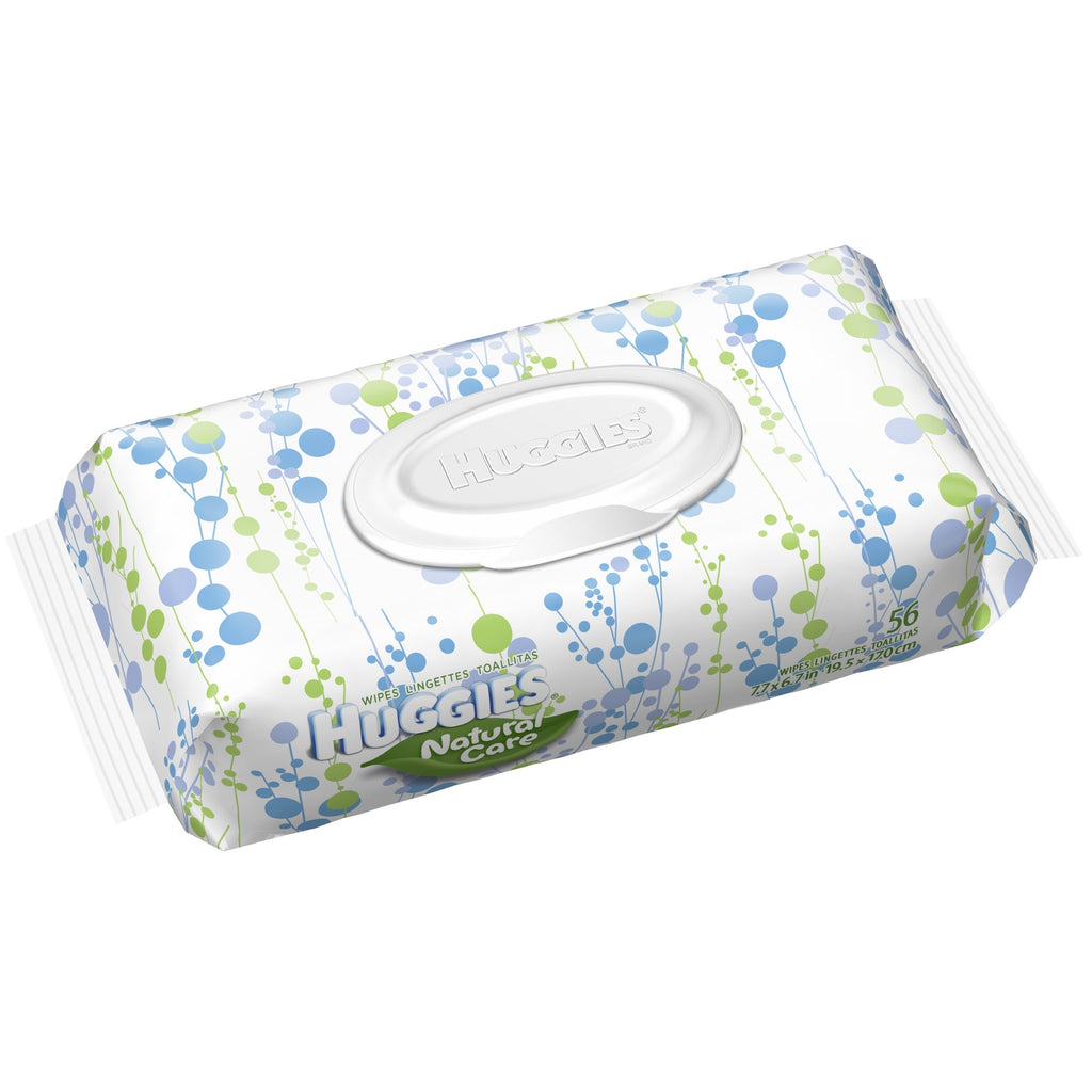 Huggies Natural Care Fragrance Free Baby Wipes 56 Count